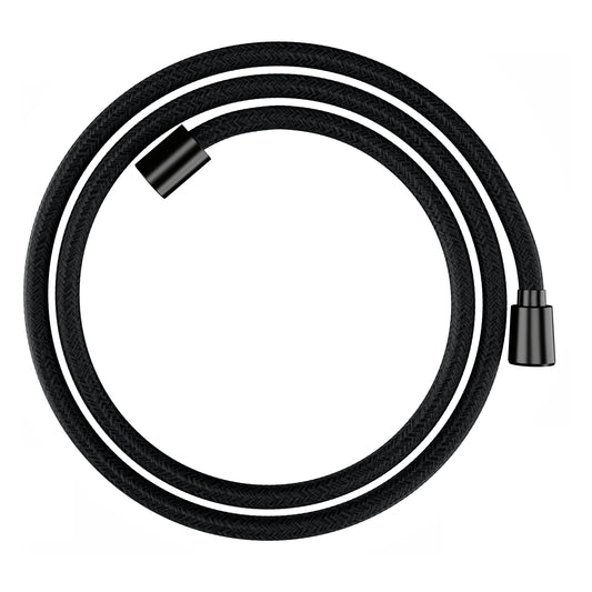 HANSGROHE 28260340 DesignFlex Textile Handshower Hose, 63" - Brushed Black Chrome