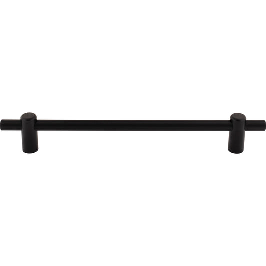 TOP KNOBS TK3258BLK Dempsey 12" Center to Center Bar Pull - Flat Black