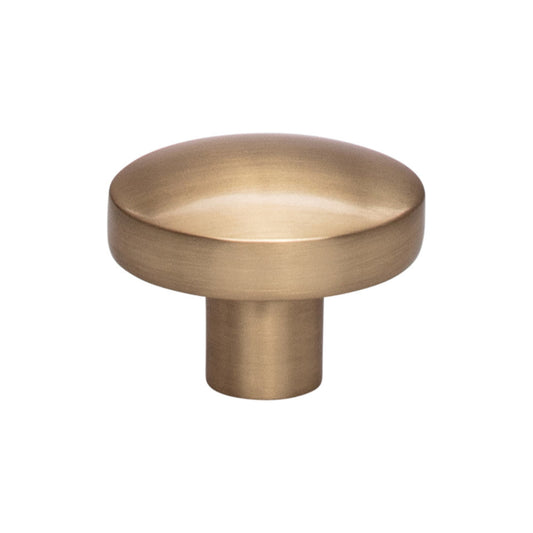 TOP KNOBS TK910HB Hillmont 1 3/8" Length Oval Knob - Honey Bronze