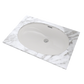 TOTO LT546G#11 Oval 19-11/16" x 13-3/4" Undermount Bathroom Sink with CEFIONTECT , Colonial White