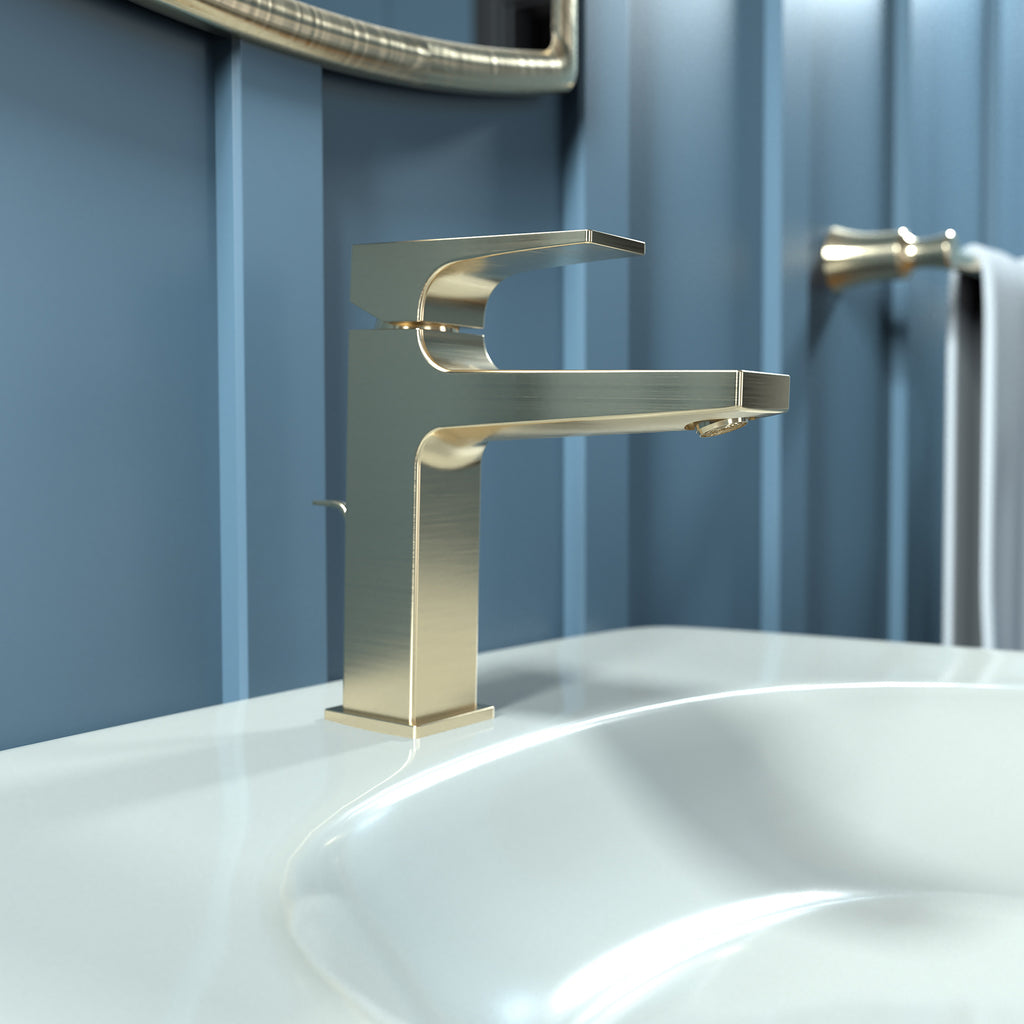 HANSGROHE 32506141 Metropol Single-Hole Faucet 110 with Lever Handle and Pop-Up Drain, 1.2 GPM - Brushed Bronze