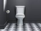 KOHLER K-3979-7 Highline Two-Piece Elongated Toilet, 1.6 Gpf - Black Black