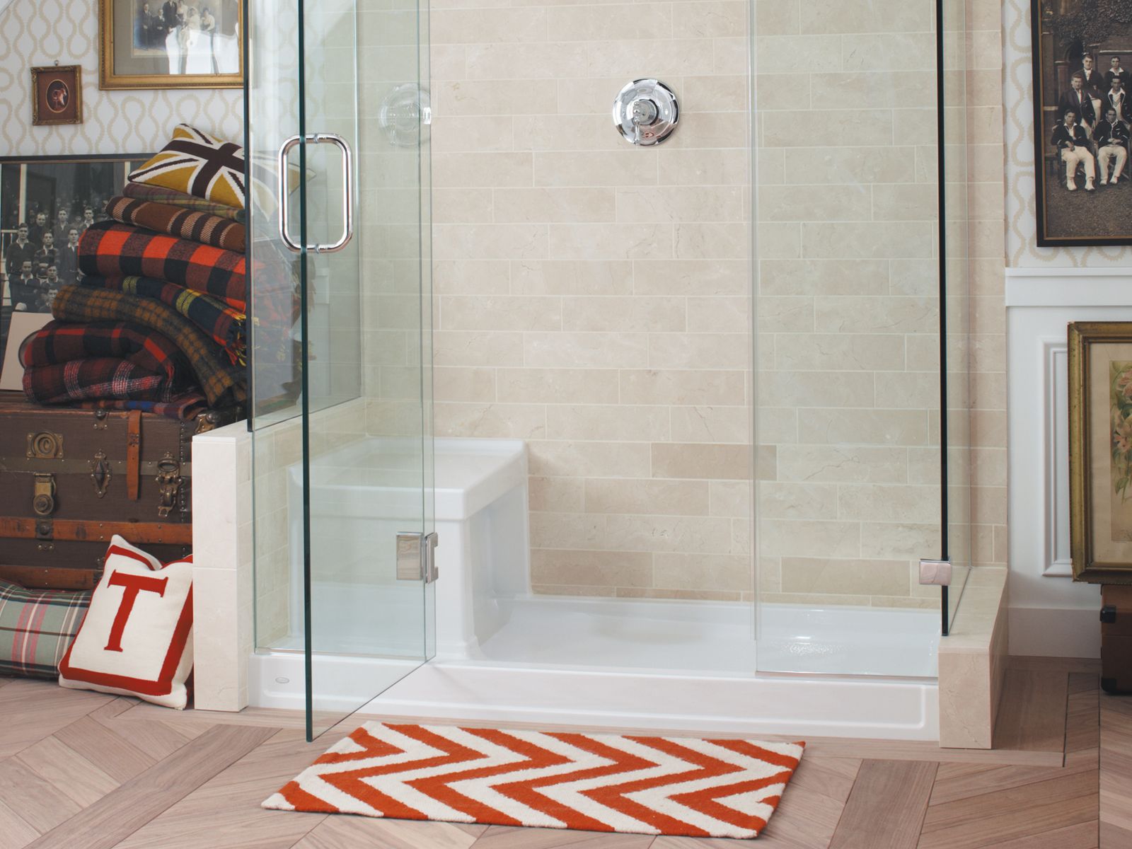KOHLER K-1976-0 Tresham 60" X 32" Alcove Shower Base, Right Drain - White