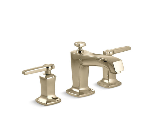 KOHLER K-16232-4-AF Margaux Widespread Bathroom Sink Faucet, 1.2 Gpm In Vibrant French Gold