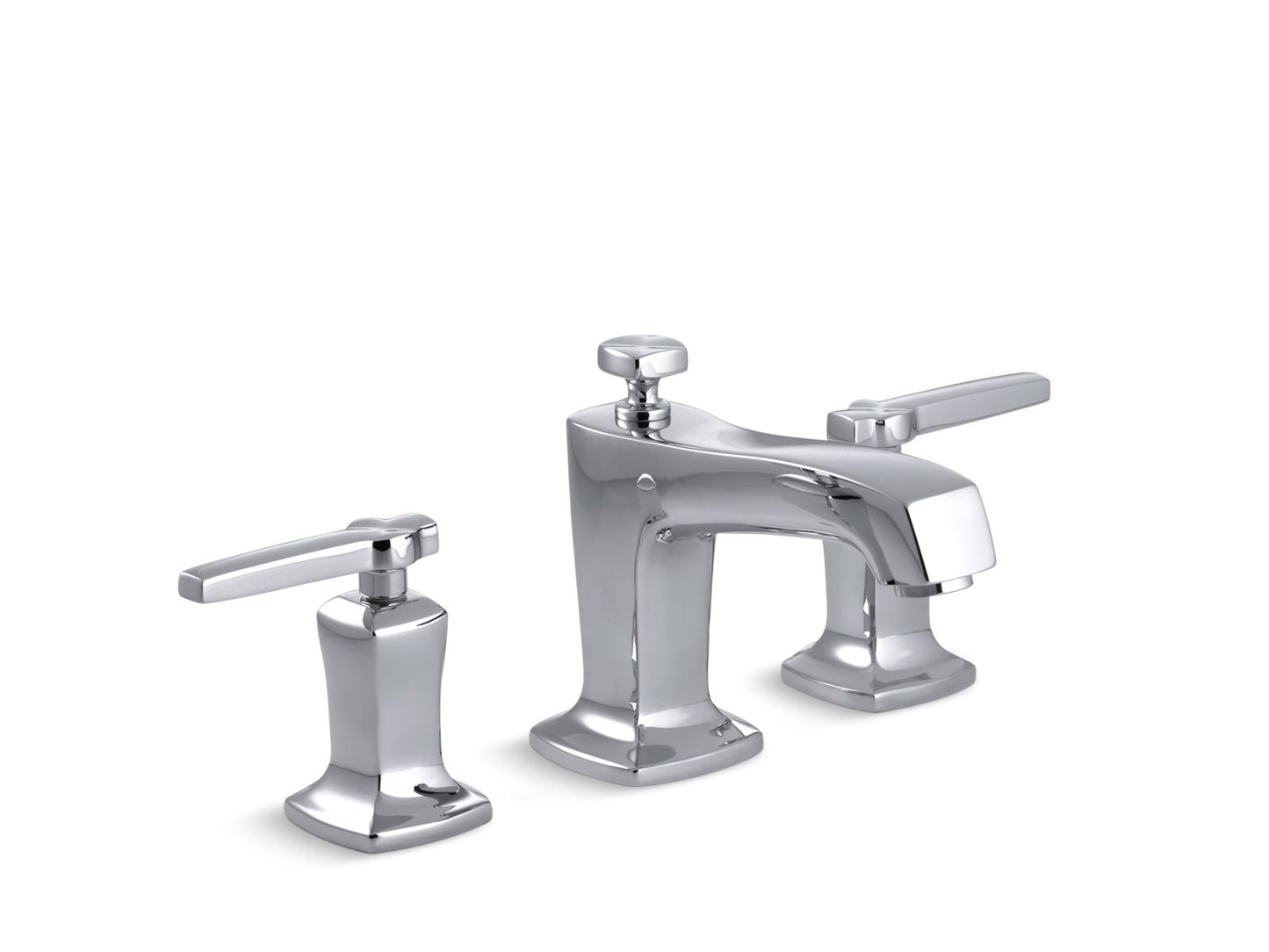 KOHLER K-16232-4-CP Margaux Widespread Bathroom Sink Faucet, 1.2 Gpm In Polished Chrome