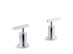 KOHLER K-T14429-4-2MB Purist Deck- Or Wall-Mount Bath Faucet Handle Trim With Lever Design - Vibrant Brushed Moderne Brass