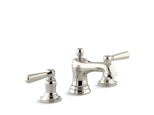 KOHLER K-10577-4-SN Bancroft Widespread Bathroom Sink Faucet, 1.2 Gpm In Vibrant Polished Nickel