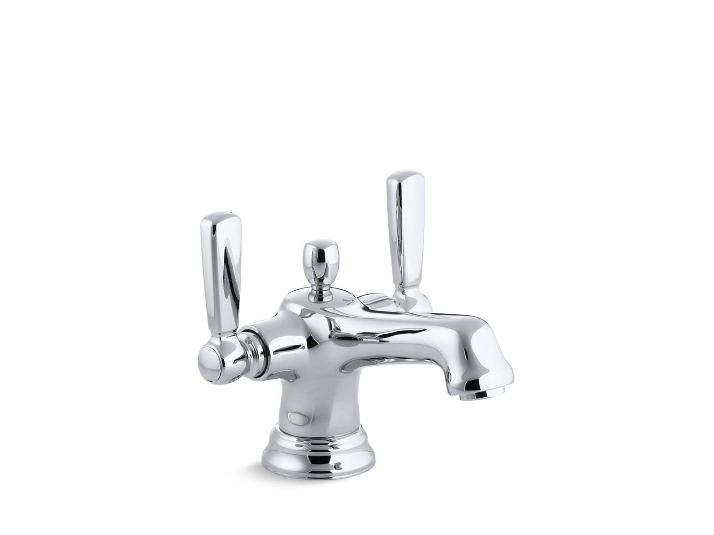 KOHLER K-10579-4-CP Bancroft Monoblock Bathroom Sink Faucet, 1.2 Gpm In Polished Chrome