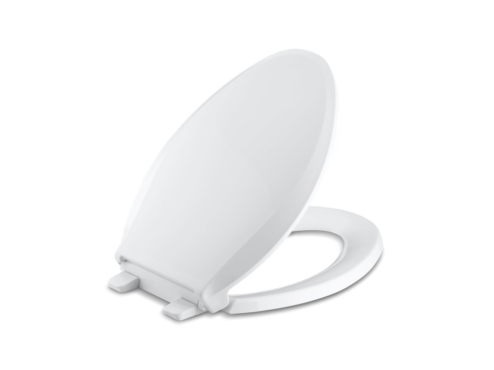 KOHLER K-7315-96 Cachet Quick-Release Elongated Toilet Seat - Biscuit