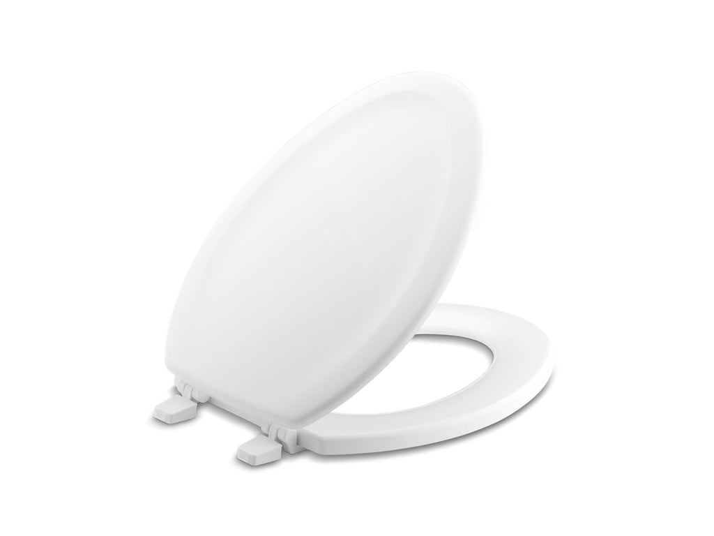 KOHLER K-4647-0 Stonewood Elongated Toilet Seat - White