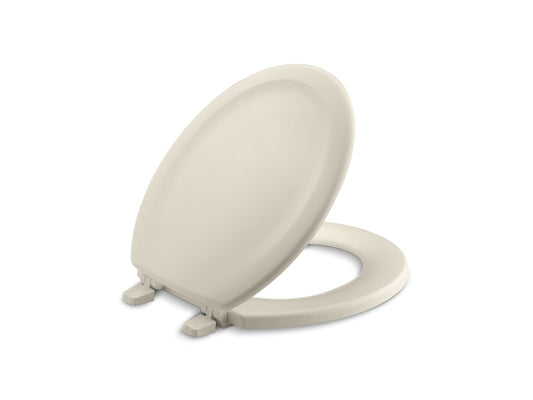 KOHLER K-4648-47 Stonewood Round-Front Toilet Seat In Almond