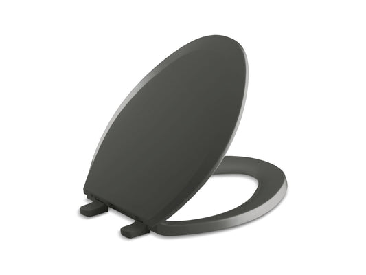 KOHLER K-4652-58 Lustra Quick-Release Elongated Toilet Seat In Thunder Grey