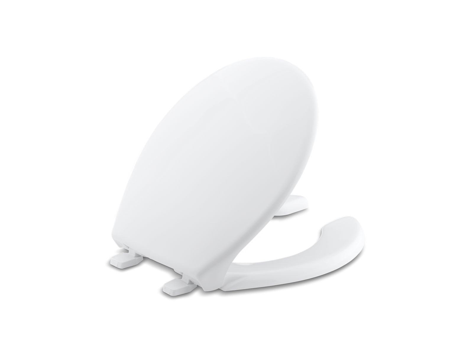 KOHLER K-4660-0 Lustra Round-Front Toilet Seat - White