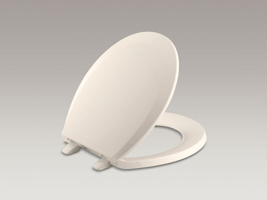 KOHLER K-4662-55 Lustra Quick-Release Round-Front Toilet Seat In Innocent Blush