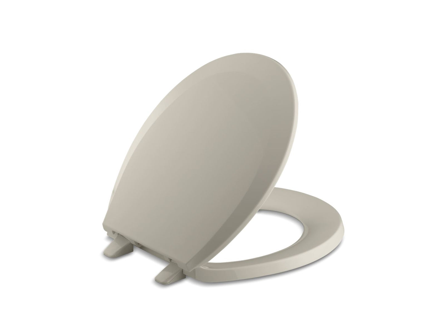 KOHLER K-4662-G9 Lustra Quick-Release Round-Front Toilet Seat In Sandbar