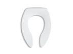 KOHLER K-4666-CA-0 Lustra Commercial Elongated Toilet Seat With Antimicrobial Agent And Check Hinge - White