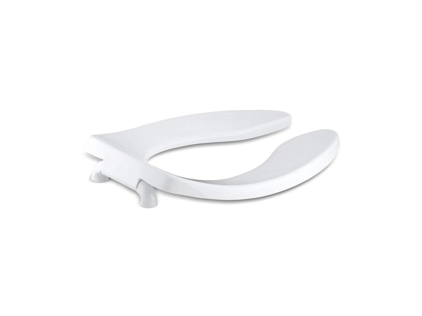 KOHLER K-4666-C-0 Lustra Elongated Toilet Seat With Check Hinge In White