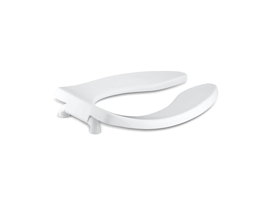 KOHLER K-4666-CA-0 Lustra Commercial Elongated Toilet Seat With Antimicrobial Agent And Check Hinge In White