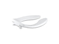 KOHLER K-4666-C-0 Lustra Elongated Toilet Seat With Check Hinge - White