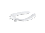 KOHLER K-4670-C-0 Lustra Elongated Toilet Seat With Check Hinge - White