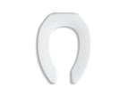 KOHLER K-4670-CA-0 Lustra Commercial Elongated Toilet Seat With Antimicrobial Agent And Check Hinge - White
