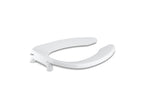 KOHLER K-4670-SC-0 Lustra Elongated Toilet Seat With Self-Sustaining Check Hinge - White