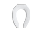 KOHLER K-4670-SC-0 Lustra Elongated Toilet Seat With Self-Sustaining Check Hinge - White