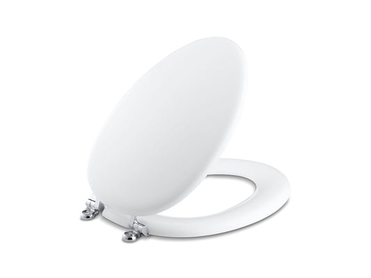 KOHLER K-4701-CP-0 Kathryn Elongated Toilet Seat In White