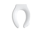 KOHLER K-4731-C-7 Stronghold Elongated Toilet Seat With Integrated Handle And Check Hinge - Black Black