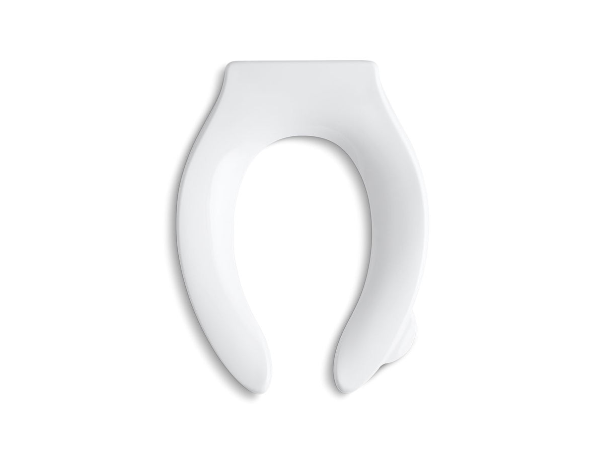 KOHLER K-4731-C-7 Stronghold Elongated Toilet Seat With Integrated Handle And Check Hinge - Black Black