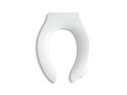 KOHLER K-4731-C-0 Stronghold Elongated toilet seat with integrated handle and check hinge - White