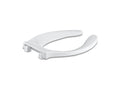 KOHLER K-4731-SC-0 Stronghold Elongated Toilet Seat With Integrated Handle And Self-Sustaining Check Hinge - White