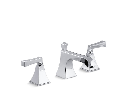 KOHLER K-454-4V-CP Memoirs Stately Widespread Bathroom Sink Faucet, 1.2 Gpm In Polished Chrome