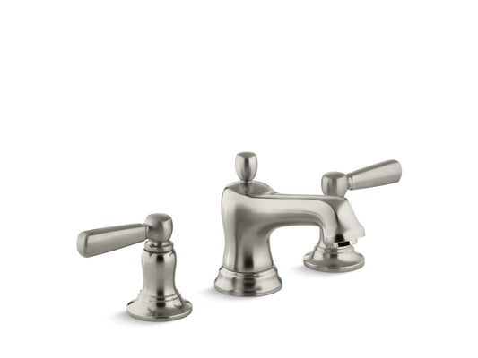 KOHLER K-10577-4-BN Bancroft Widespread Bathroom Sink Faucet, 1.2 Gpm In Vibrant Brushed Nickel