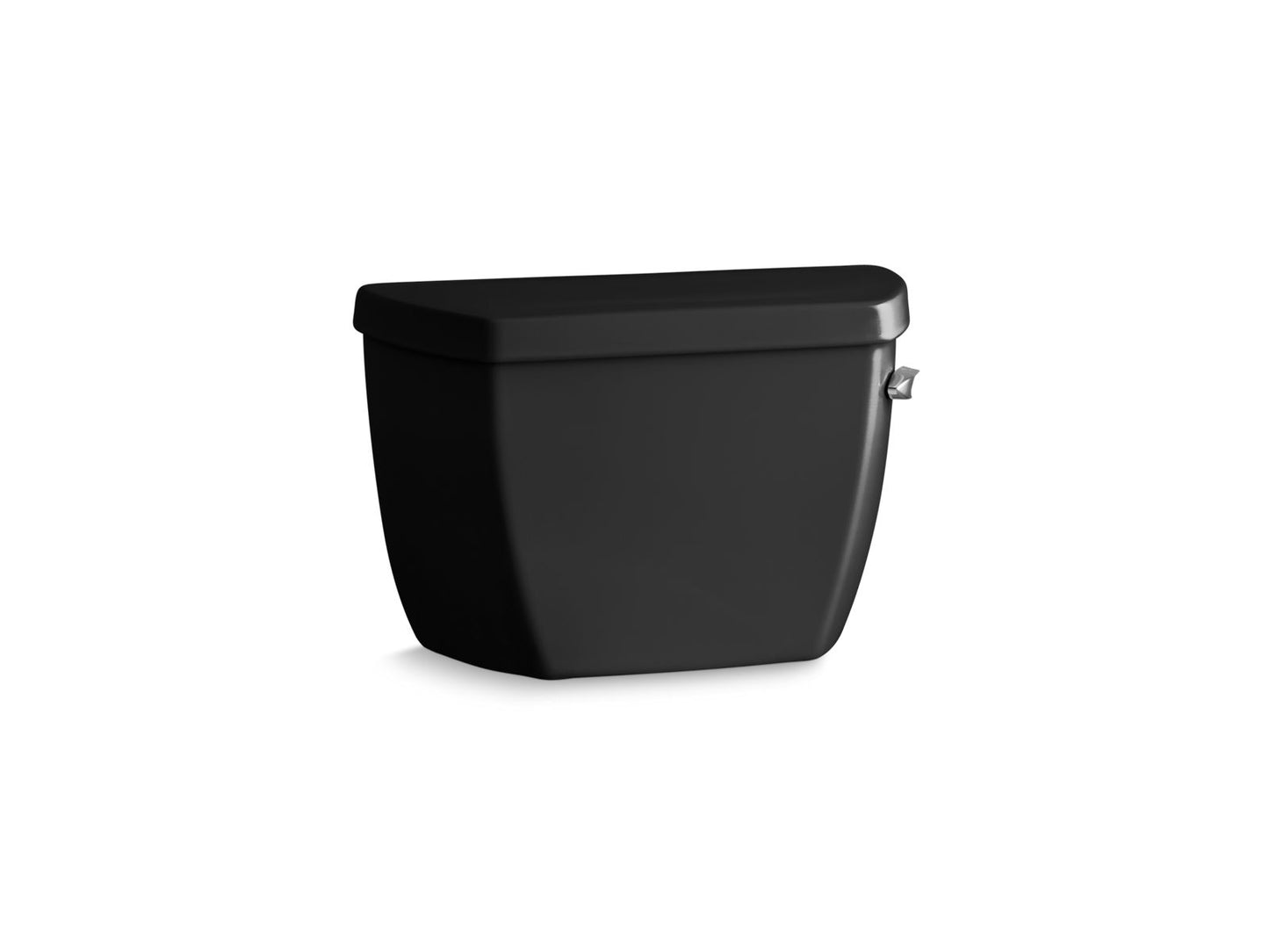 KOHLER K-4484-RA-7 Highline Classic Toilet Tank, 1.0 Gpf In Black Black