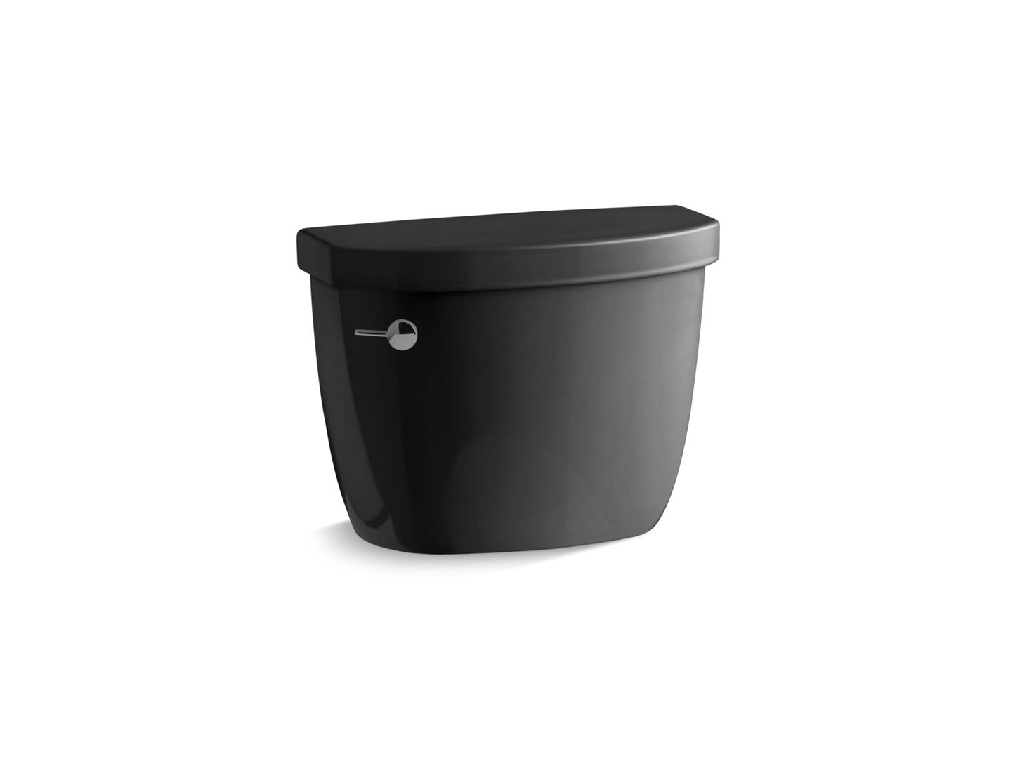 KOHLER K-4369-7 Cimarron Toilet Tank, 1.28 Gpf In Black Black