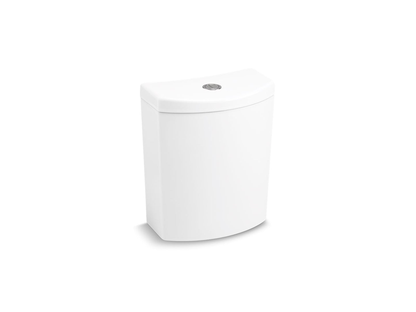 KOHLER K-3569-0 Persuade Curv Toilet Tank, Dual-Flush In White