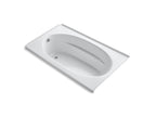 KOHLER K-1115-L-0 Windward 72" X 42" Alcove Bath, Left Drain - White