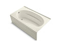 KOHLER K-1115-LA-96 Windward 72" X 42" Alcove Bath, Left Drain In Biscuit