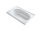 KOHLER K-1115-R-0 Windward 72" X 42" Alcove Bath, Right Drain - White
