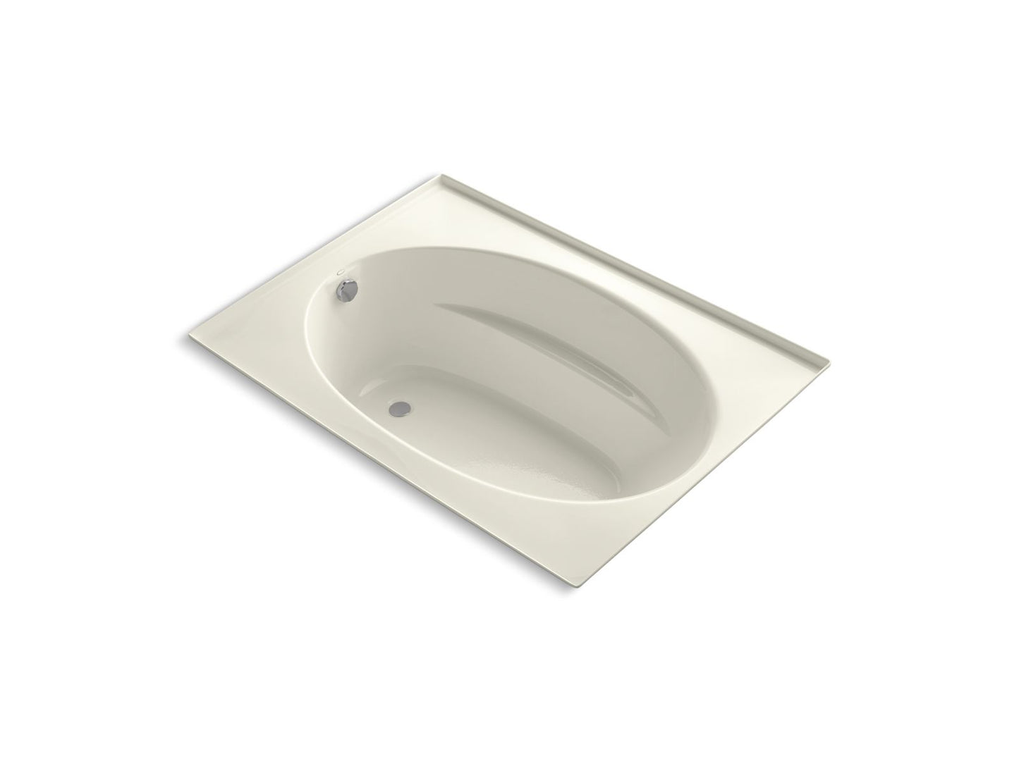 KOHLER K-1113-F-96 Windward 60" X 42" Alcove Bath In Biscuit