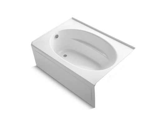 KOHLER K-1113-LA-0 Windward 60" X 42" Alcove Bath, Left Drain In White