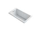KOHLER K-1130-7 Underscore 60" X 32" Drop-In Bath - Black Black