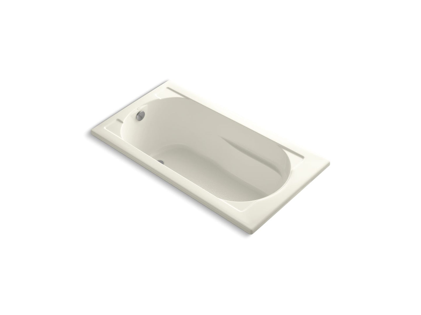 KOHLER K-1184-96 Devonshire 60" X 32" Drop-In Bath In Biscuit