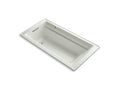 KOHLER K-1124-GH-NY Archer 72" X 36" Drop-In Heated Bubblemassage Air Bath In Dune