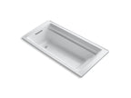 KOHLER K-1125-W1-95 Archer 72" X 36" Drop-In Bath With Bask Heated Surface - Ice Grey