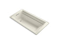 KOHLER K-1125-W1-96 Archer 72" X 36" Drop-In Bath With Bask Heated Surface In Biscuit