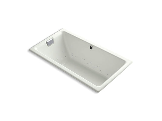 KOHLER K-856-GHCP-NY Tea-For-Two 66" X 36" Drop-In Heated Bubblemassage Air Bath In Dune