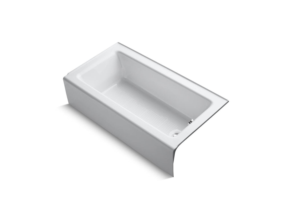 KOHLER K-876-0 Bellwether 60" X 32" Alcove Bath, Right Drain - White