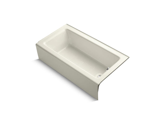 KOHLER K-876-96 Bellwether 60" X 32" Alcove Bath, Right Drain In Biscuit